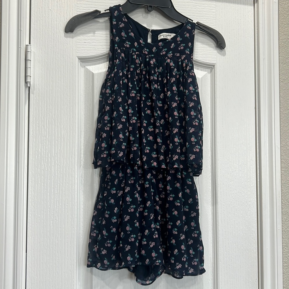 Abercrombie Kids Floral Navy Romper